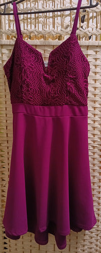 A. Famous Short Asymmetrical Lace Party Dress Serenity 3