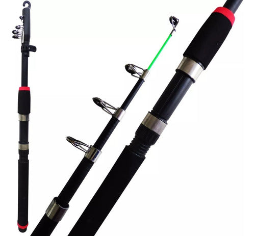 Red Fish Telescopic Fishing Rod 2.70 Mtrs 0