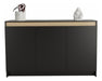 Table's Modern Closed Cabinet with 3 Doors - Black Elm 5