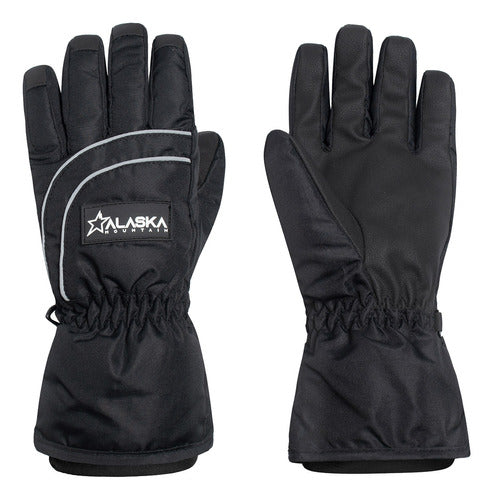 Alaska Guantes Ski Snowboard Niños Pelican Waterproof Negro 0