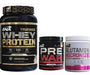 TRUE MADE - Whey Protein + Pre War + Glutamine Combo 3