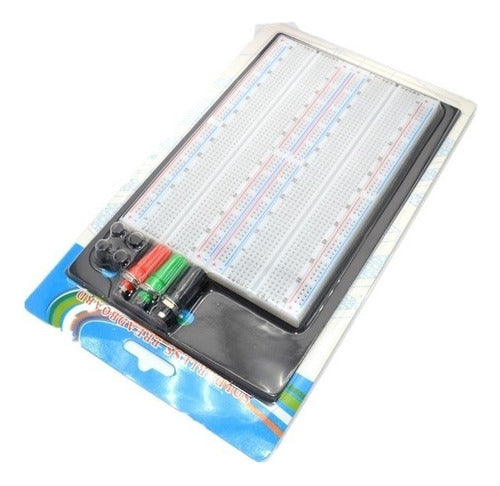 Protoboard Breadboard 1660 Puntos Con 3 Borneras 1