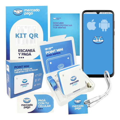 Kit Mercado Pago Point Mini + Qr Pagos 0