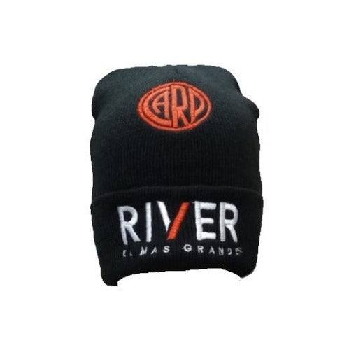 River Plate Wool Embroidered Beanie Hat 1