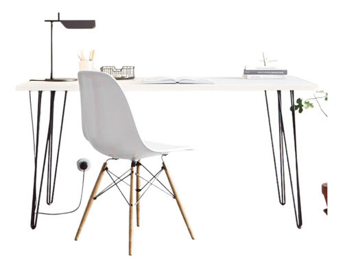 InnoBAL Deco Modern Nordic Youth Desk with Hairpin Legs 0