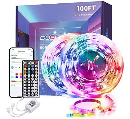 GUSODOR LED RGB Strip Lights DIY Mode 30 Meters 44 Keys 0