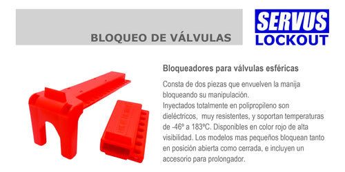 Bloqueador Válvula Esférica Servus Hasta 2.5 PuLG Servus 3