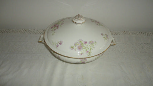 Fina Sopera Porcelana Parisina Limoges Antigua De 1900 Veala 1