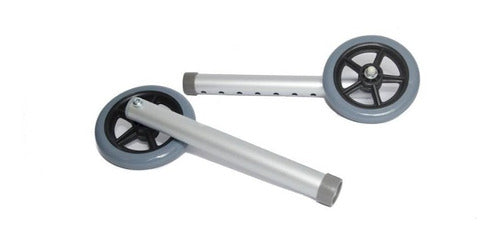 Silfab Foldable Aluminum Walker Wheel Set 0