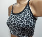 Irdin Store Women's Quick Dry Animal Print Top with Thin Straps 1