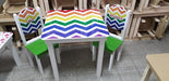 Crecer en Colores High Educational Kids Table 60x60x60 3