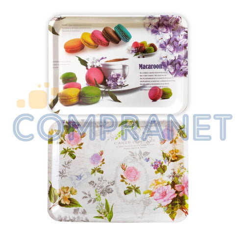 Compranet Rectangular Printed Melamine Tray, 41 x 29 - 11708 3