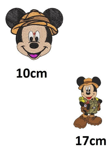 Pack Embroidery Machine Matrices Mickey Safari 2 1