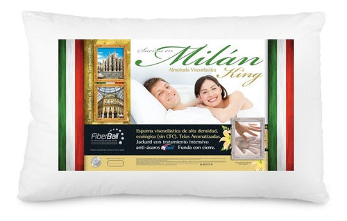 Fiberball Almohada Viscoelastica 80cm Linea Italiana Milan King 0