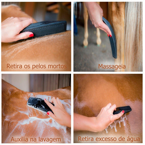 Kit Raspadeira Para Cavalo Multiuso Profissional 3