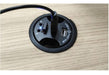 Cable Grommet 60mm Desk with 3 USB Ports Headphone Microphone 4