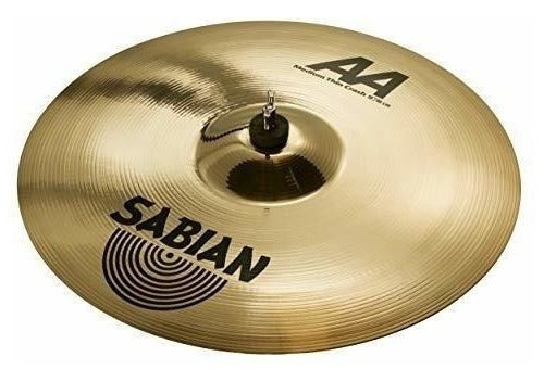 Sabian 18 Pulgadas Aa Platillo Crash Mediano Fino Brillante 0