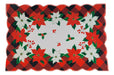 Buenos Aires Bazar Christmas Table Individual Set of 3 Rectangular Washable Placemats 1