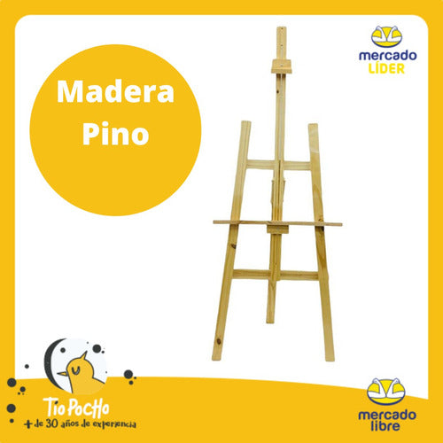 TioPochoArte Adjustable Children’s Easel from 140cm to 180cm 5