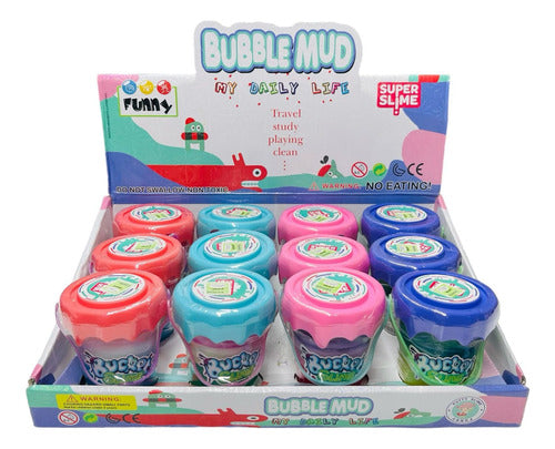 Toys Eleven Slime Bubble Mud Brillante - Box of 12 Fidget Souvenir Toys 0