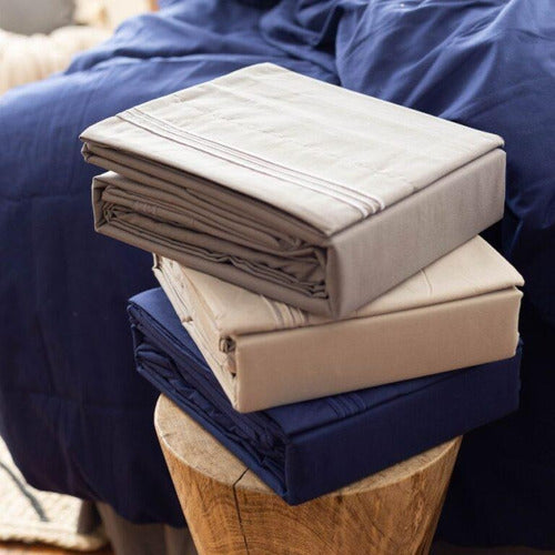 Charming Dreams 1800 Thread Count Super King Sheet Set 4