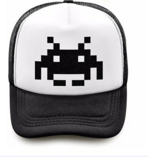 Newcaps Trucker Cap Space Invaders Game Retro #invaders 0