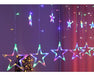 RGB LED Star Curtain Garland 3 Meters Battery Operated 1