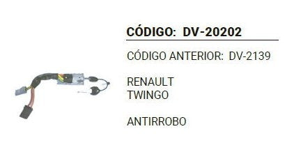 Llave De Contacto Y Arranque Renault Twingo Div 2139 0