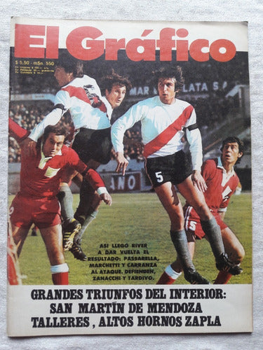 El Gráfico Nº 2860 Año 1974 River San Martin Mdza Talleres 0