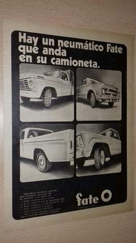 P330 Clipping Publicidad Neumaticos Fate Año 1971 0