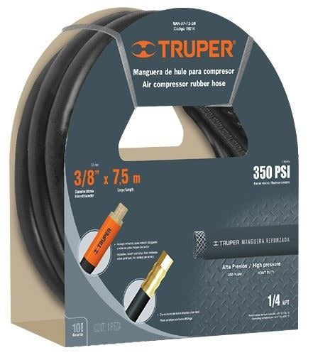 Truper High-Pressure Compressor Hose 3/8" 7.5 Meters 0