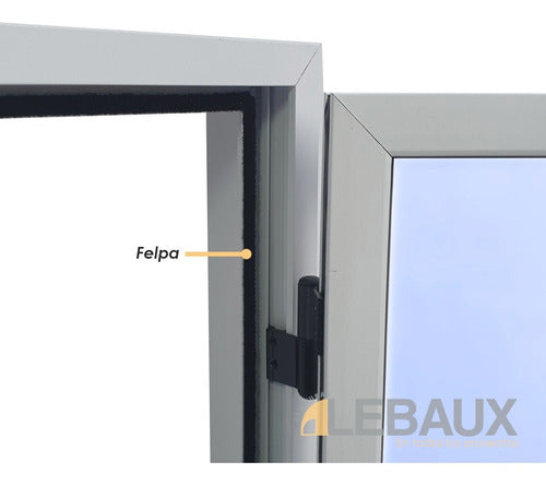 Lebaux Patagonica Window Aluminum Herrero 4mm 120x100 6