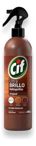 Cif Lustra Mueble Ultra Brillo Multiuperficies Anti Polvo 400 Ml 0