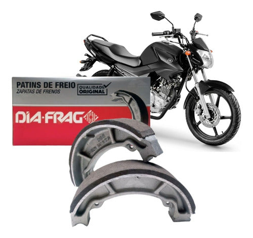 Patim Lona De Freio Traseiro Diafrag Std Yamaha Factor 125 1