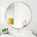 Round 80 cm Mirror with PVC Frame 10