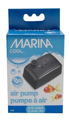 Aireador Bomba De Aire Marina 20 Lts Air Cool Para Pecera K9 0