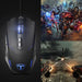 Pro Brand Ergonomic Adjustable Gaming Mouse 7200 DPI USB LED 3