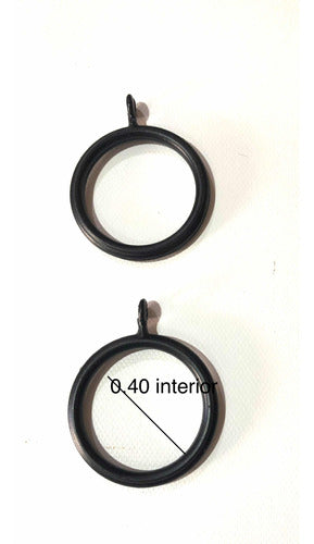 DRS Black Metal Rings for 1 Inch Rails 3