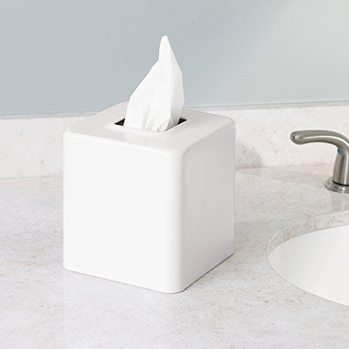 Mdesign Facial Tissue Caja Cubierta / Soporte Para El Baño V 1