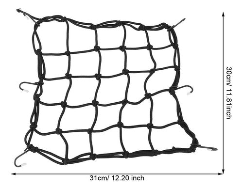 Everest Elastic Net with Hooks for Securing Luggage/Helmet 30x30cm 5