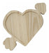 Heart-Shaped Wooden Plate with Arrow by Mundo Pino 0