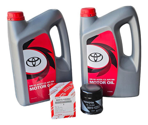 Filtro Aceite Y Aceite Originales Toyota Hilux/sw4 2005/24 0