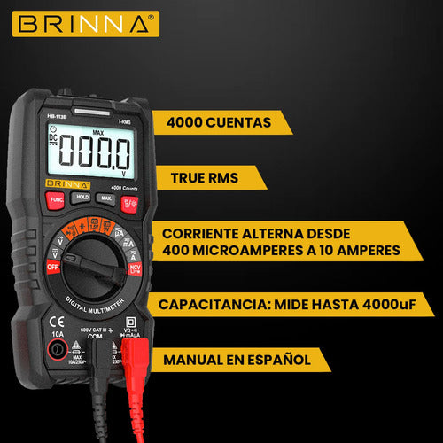 Brinna Multimeter 113B Clamp Meter Capacitor Meter 4