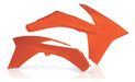 Acerbis Orange Radiator Fins Set for KTM EXC-F 350 2013 Cafe Race 0