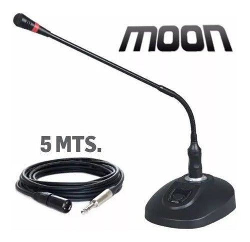 Moon DM10 Flexible Neck Table Microphone on Sale!!! 1