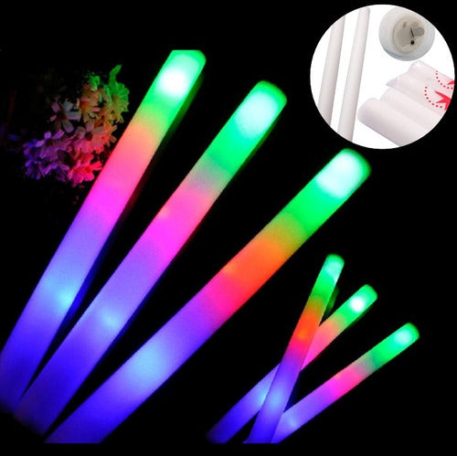 Party Forever 10 Multicolor LED Foam Stick Puzzles 1