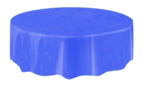 Miramar Plásticos 1 Disposable Plastic Round Tablecloth 1.55mts 0