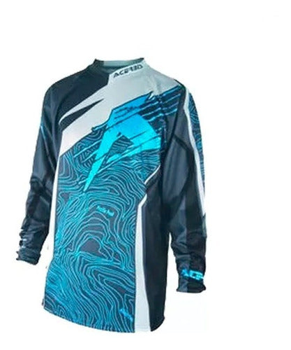 Acerbis Profile 09 Motocross Jersey - Blue - XXL 2