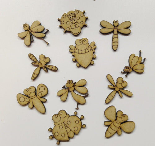 Fibrofacil 35 Animals Insects Bugs MDF Souvenirs 5cm 1