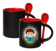 Personalized Magic Mug with Logo/Image and Spoon - Color Inside 5